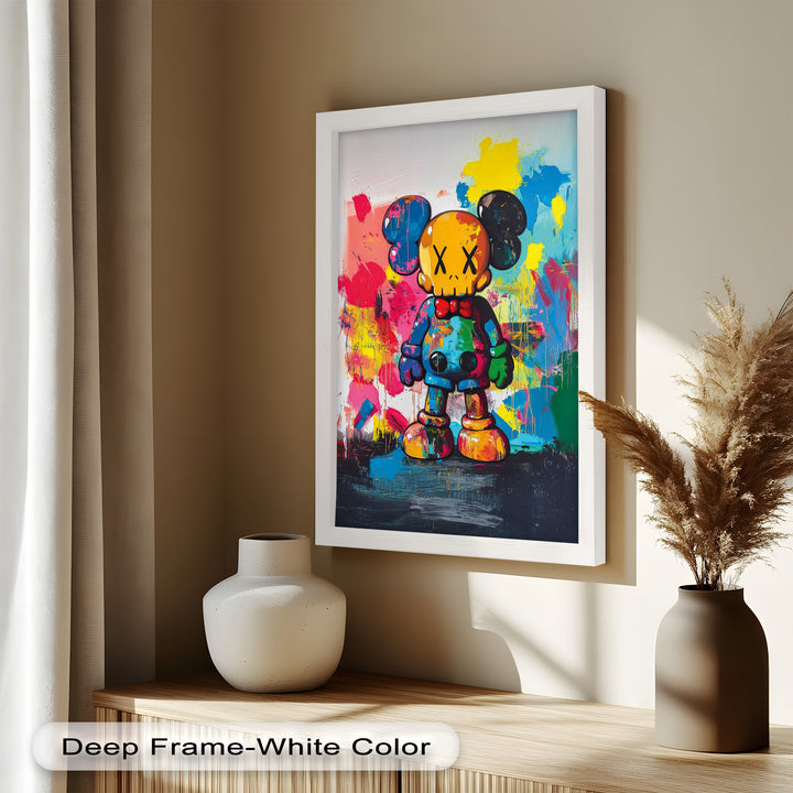 Color Riot Companion – KAWS Oil Painting