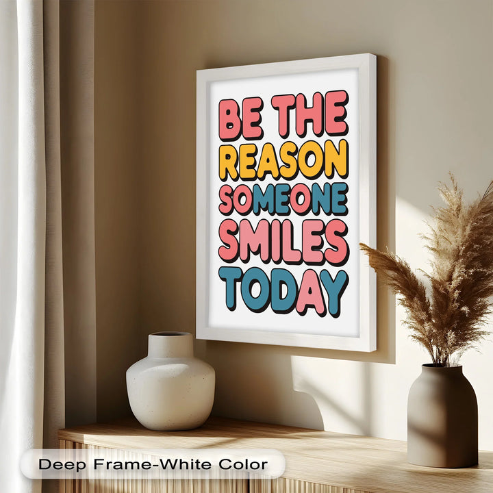 Be the Reason Someone Smiles – Oil Painting - MyPhotoStation