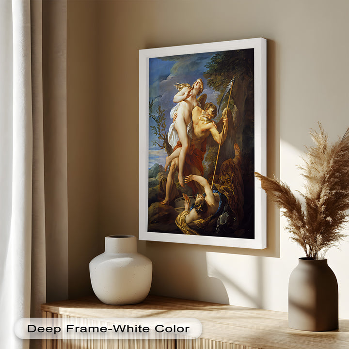 The Seizure of Beauty by Time – Mythological Renaissance Nude Oil Painting