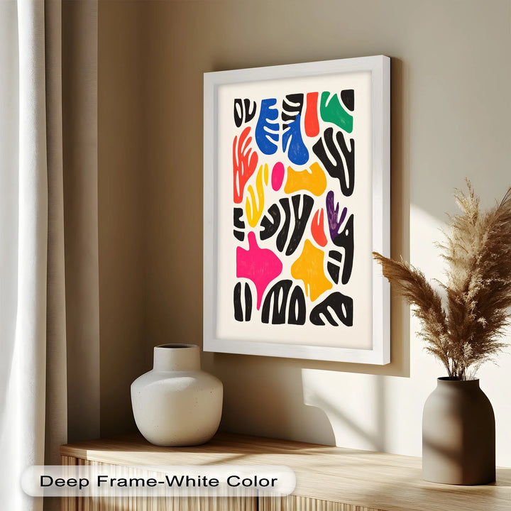 Chromatic Rhythm – Abstract Fauvist Oil Painting - MyPhotoStation