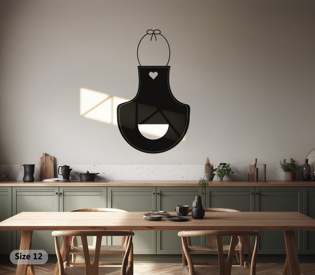 Heart Apron – Kitchen Metal Wall Art