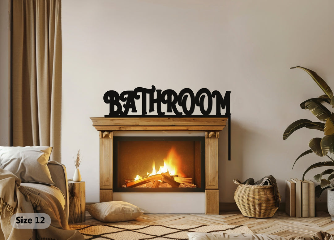 ديكور باب معدني كلاسيكي للحمام