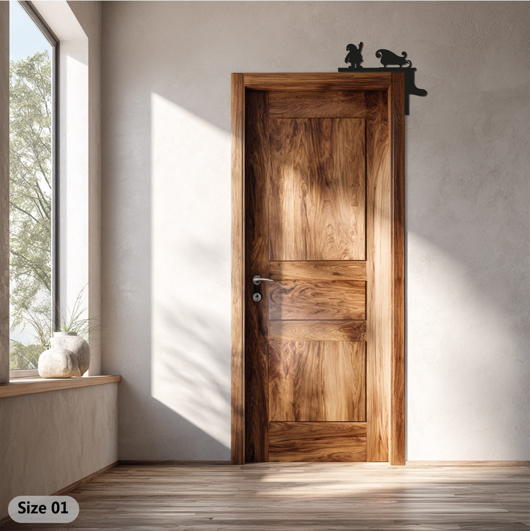 رحلة سانتا على الزلاجة – ديكور معدني للمدفأة بمناسبة عيد الميلاد