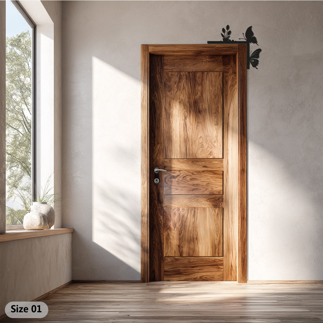 حديقة الفراشات – ديكور معدني مستوحى من الطبيعة للمدفأة