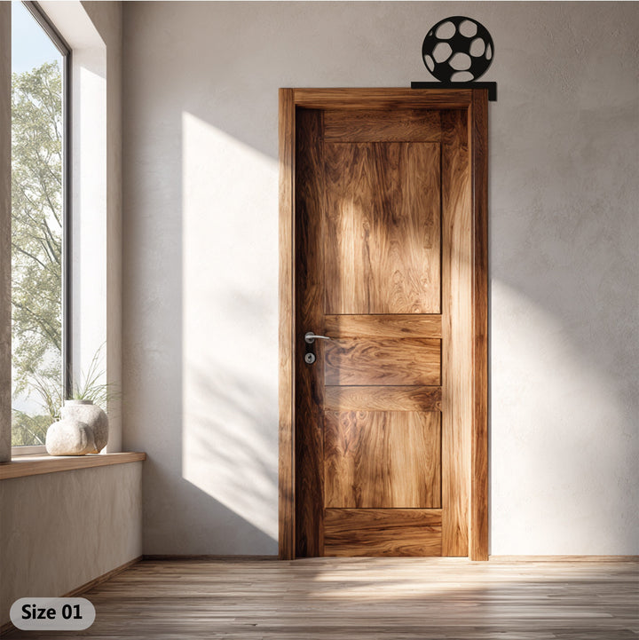 Modern soccer metal wall decoration for football fans