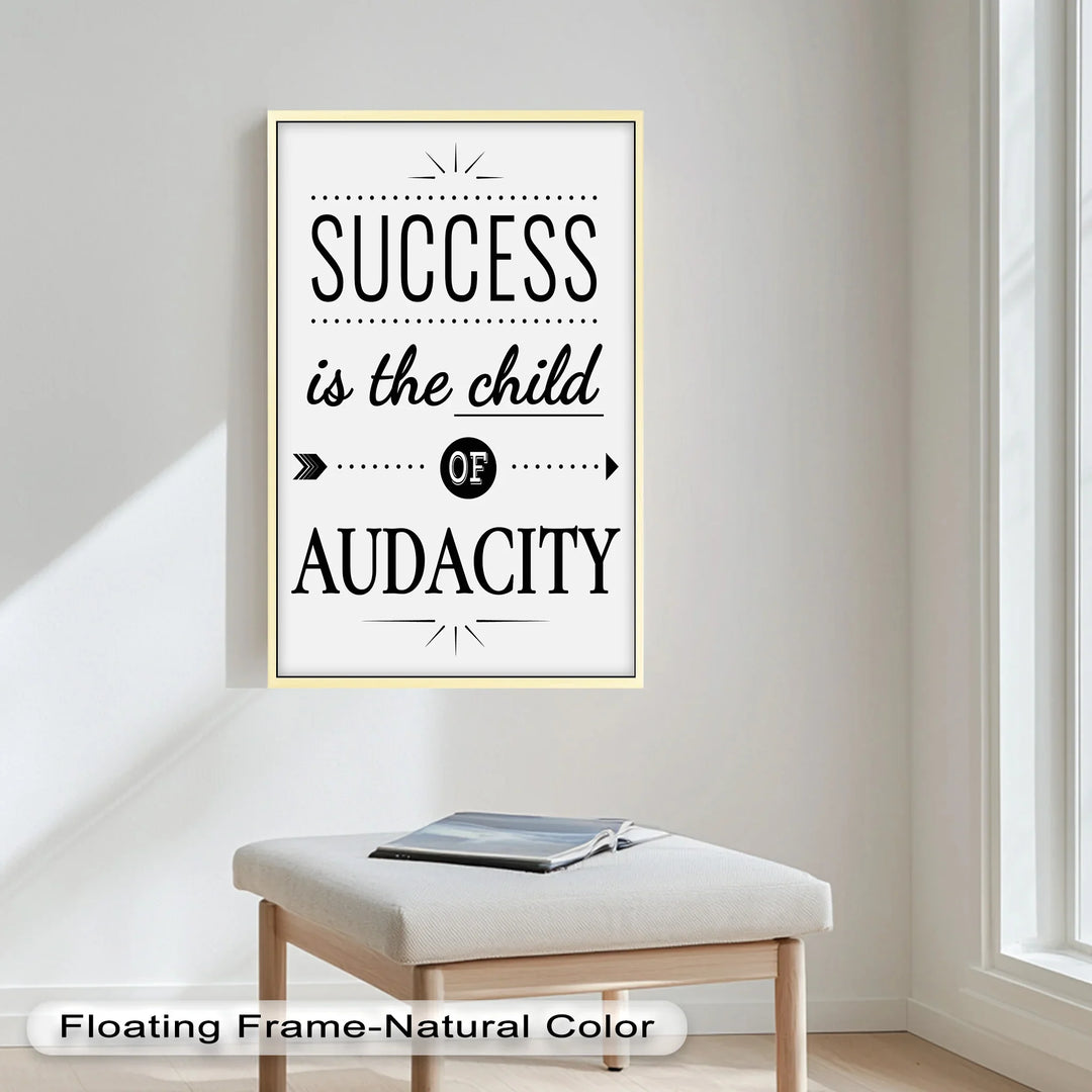 Success Is the Child of Audacity – Modern Oil Painting - MyPhotoStation
