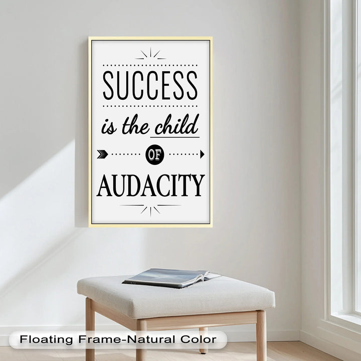 Success Is the Child of Audacity – Modern Oil Painting - MyPhotoStation
