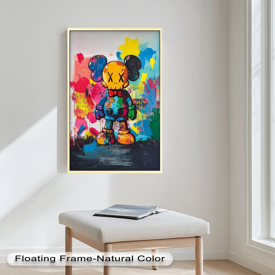 Color Riot Companion – KAWS Oil Painting
