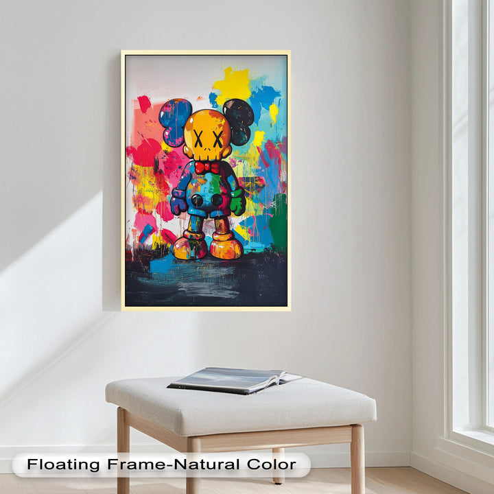 Color Riot Companion – KAWS Oil Painting