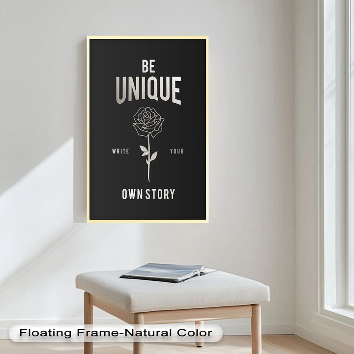 Be Unique – Inspirational Oil Painting - MyPhotoStation