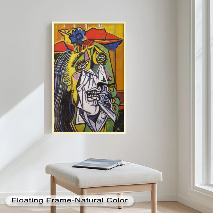 Woman in Anguish – Expressive Cubist Portrait Picasso Oil Painting