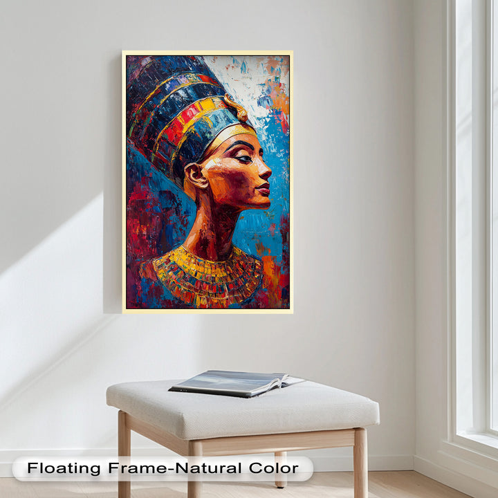 Fauvist Queen – Royal Profile Oil Painting
