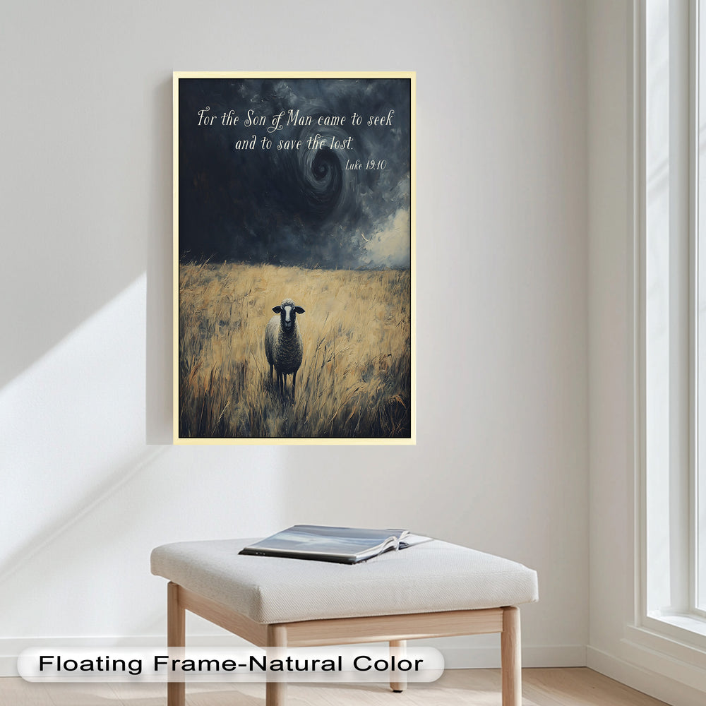 Divine Rescue – Christian Artwork of the Lost Sheep
