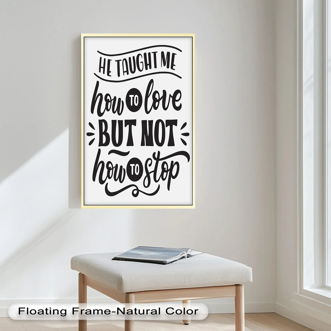 How to Love – Framed Oil Painting - MyPhotoStation