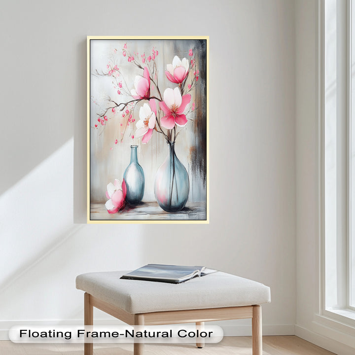 Soft Pink Magnolia - Flower Oil Painting