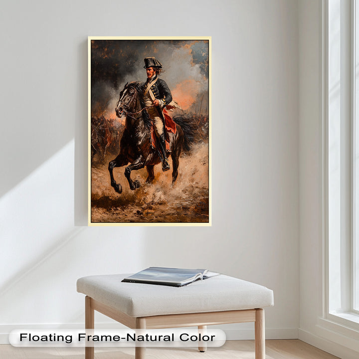 Rider of Defiance – Revolutionary Commander Oil Painting