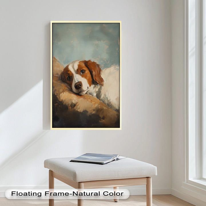 Resting Soul – Loyal Dog Animal Oil Painting