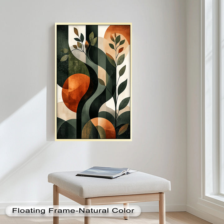 Twilight Grove – Abstract Botanical Oil Painting