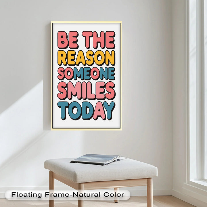 Be the Reason Someone Smiles – Oil Painting - MyPhotoStation