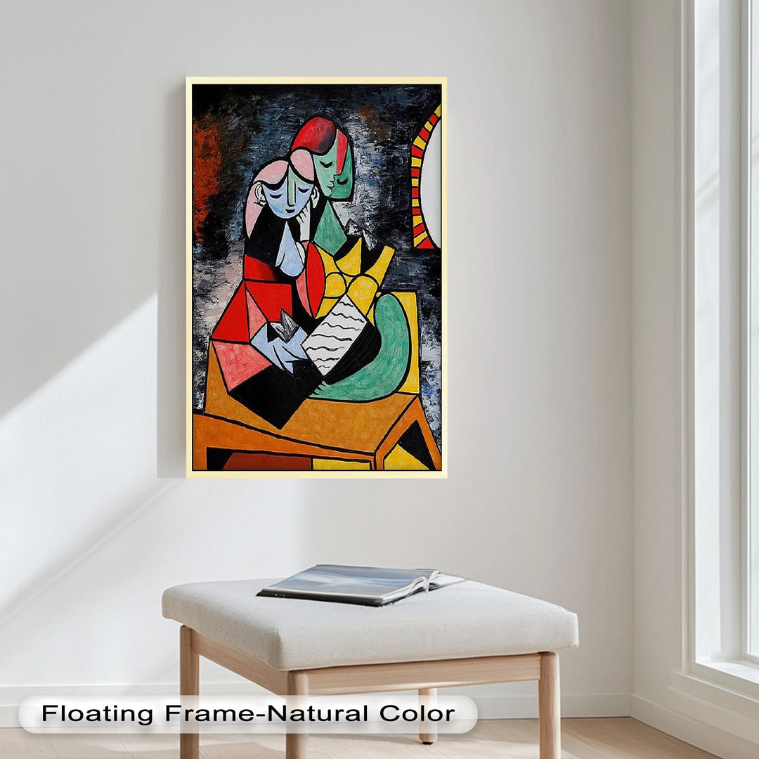 Embrace in Color – Picasso Oil Painting