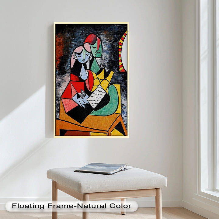 Embrace in Color – Picasso Oil Painting
