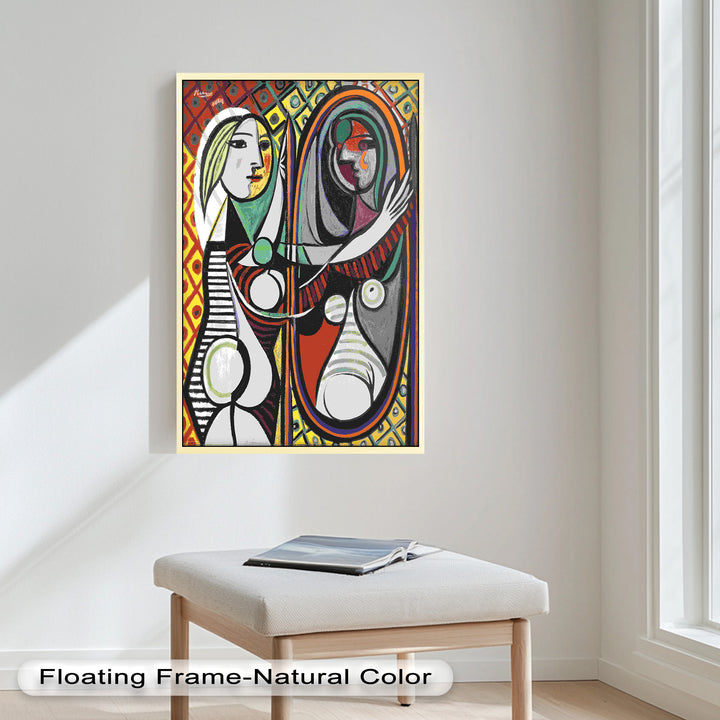 Reflected Identity – Mirror Portrait Picasso Oil Painting