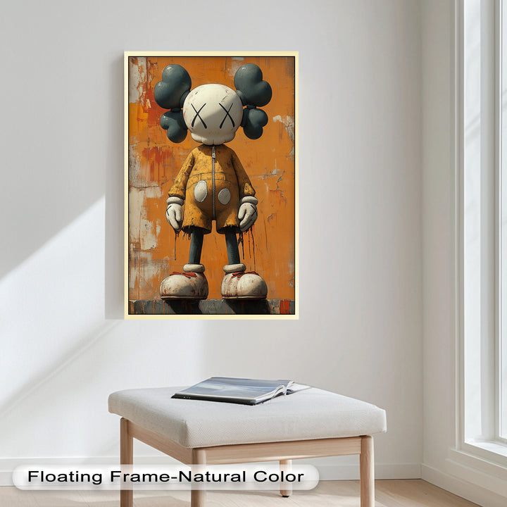 Rust Rebellion – KAWS Begleitölgemälde