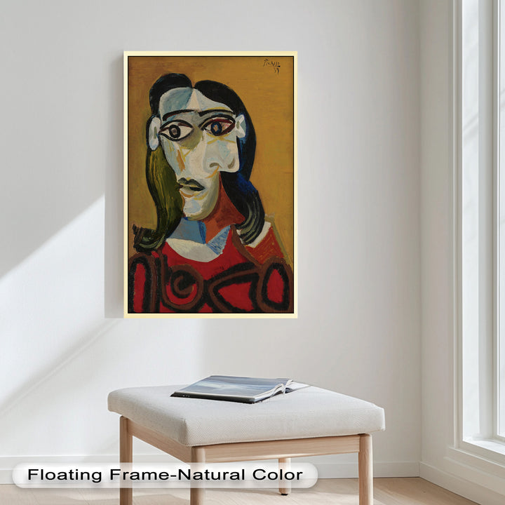Abstract Portrait with Red Garment - Picasso Oil Painting