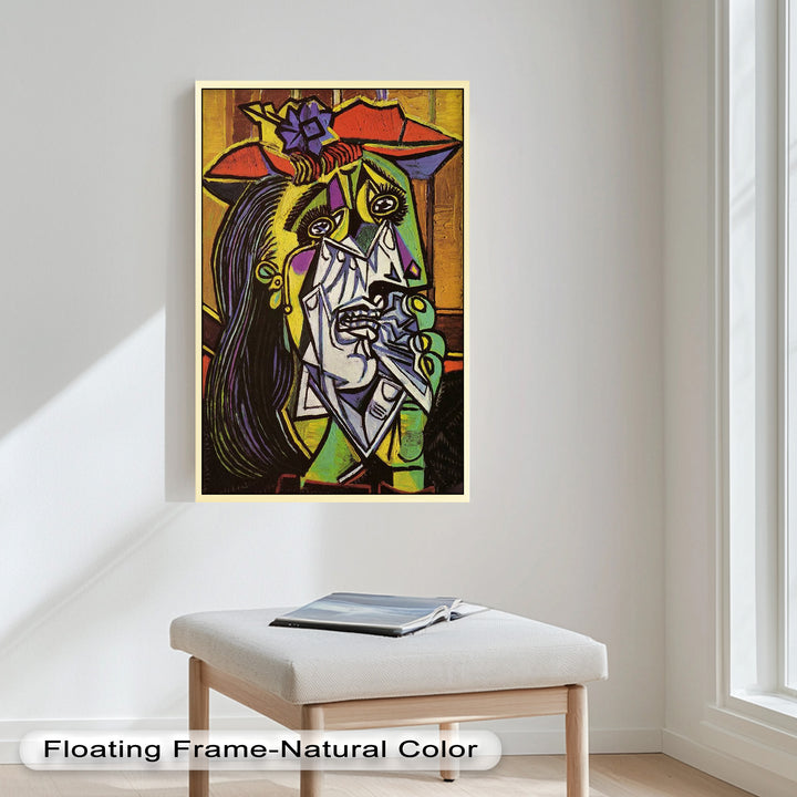 Weeping Woman in Crimson Hat – Picasso Oil Painting