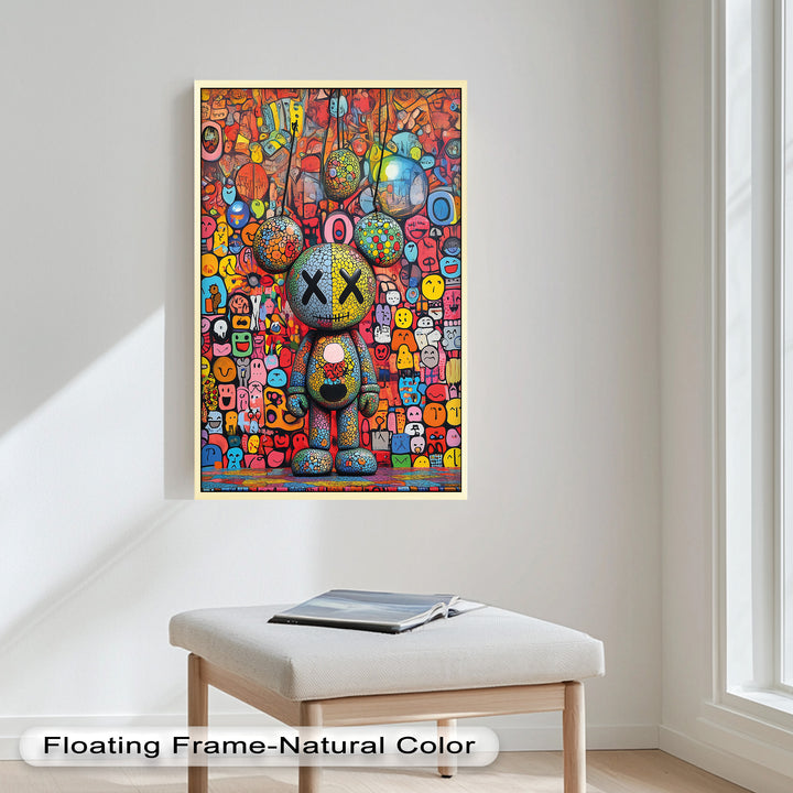 Mosaic Madness – KAWS Oil Painting
