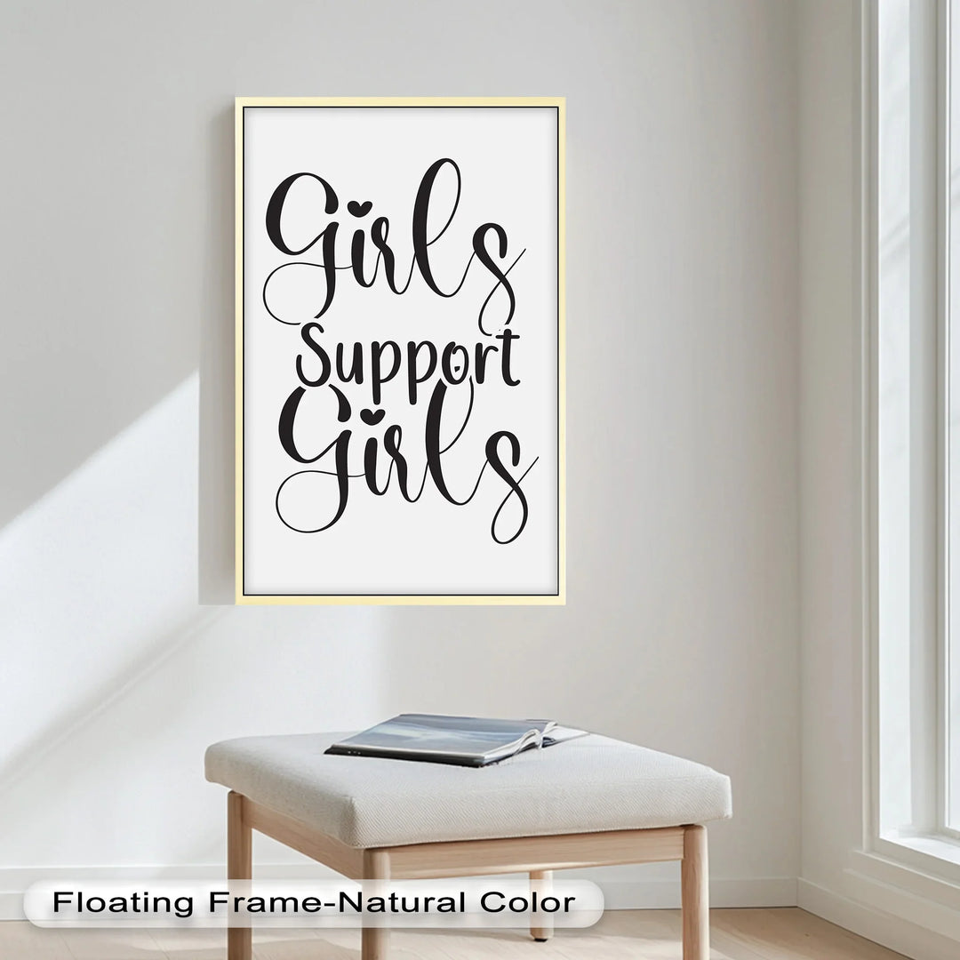 Girls Support Girls – Oil Painting - MyPhotoStation