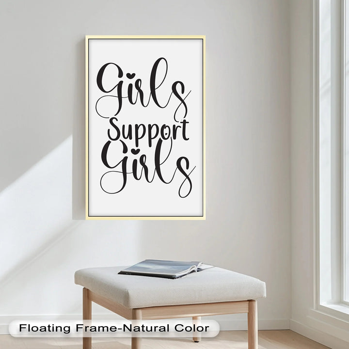 Girls Support Girls – Oil Painting - MyPhotoStation