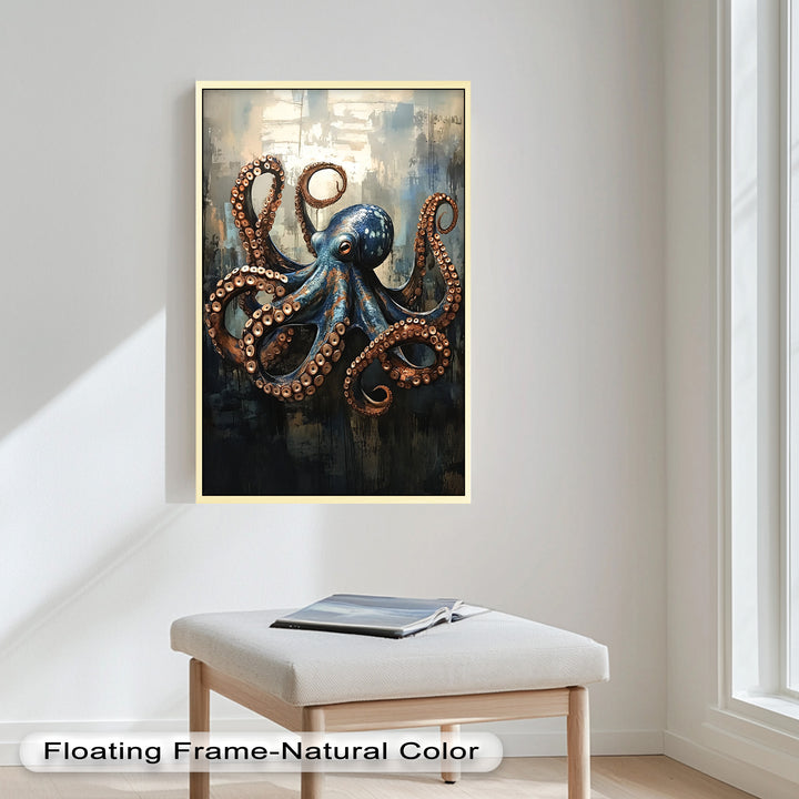 Deep Sea Octopus - Animal Oil Painting