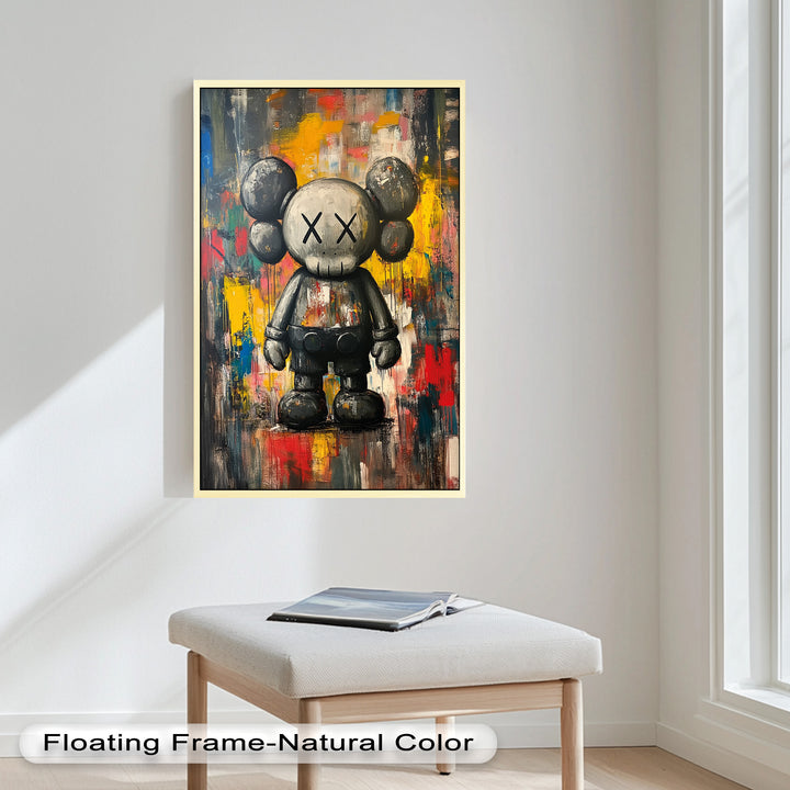 Urban Grit – KAWS Companion Oil Painting