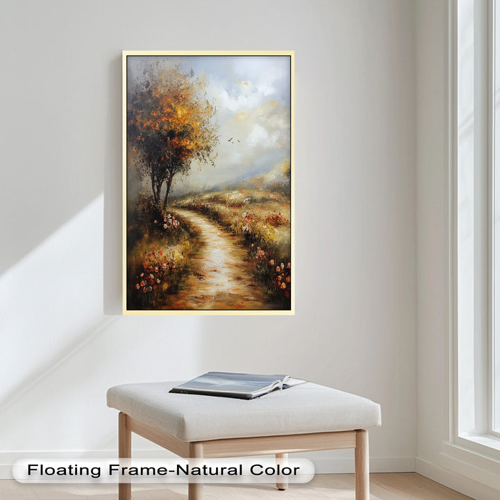 Winding Path Landscape - Impressionism Oil Painting