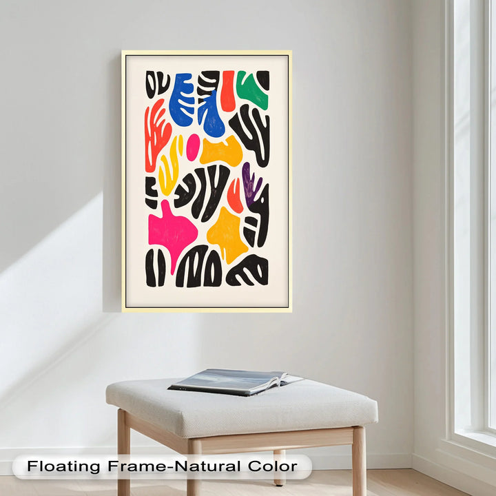Chromatic Rhythm – Abstract Fauvist Oil Painting - MyPhotoStation