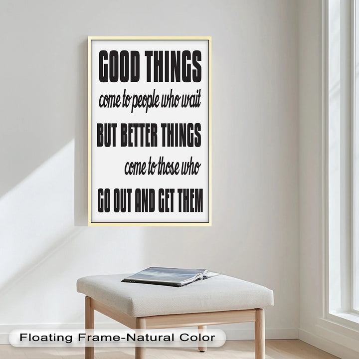 Good Things Come to People Who Wait – Oil Painting - MyPhotoStation