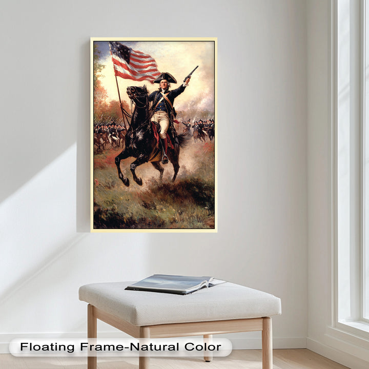 Ride of the Republic – Patriotic Commander Oil Painting