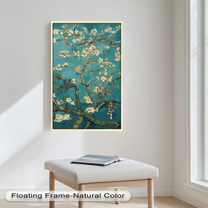 Spring Reverie – Blooming Almond Branches Flower Oil Painting