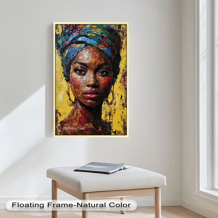 Radiant Soul – Bold Portrait Oil Painting in Fauvist Style