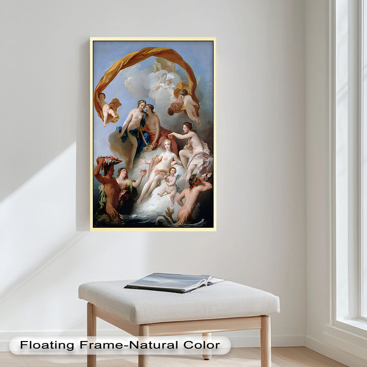 Triumph of Venus – Mythological Renaissance Nude Oil Painting