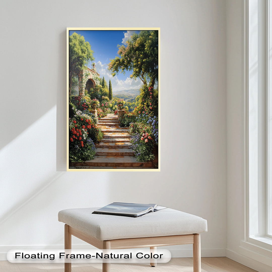 Garden of Eternal Bloom – Renaissance Oil Painting