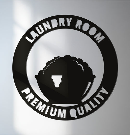 Laundry room premium quality metal wall art décor