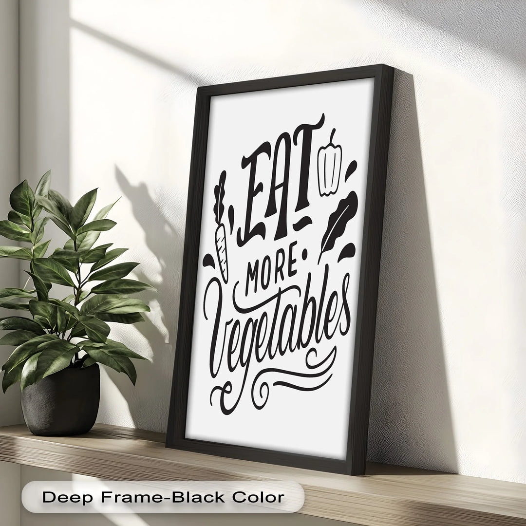 Eat More Vegetables – Modern Oil Painting - MyPhotoStation