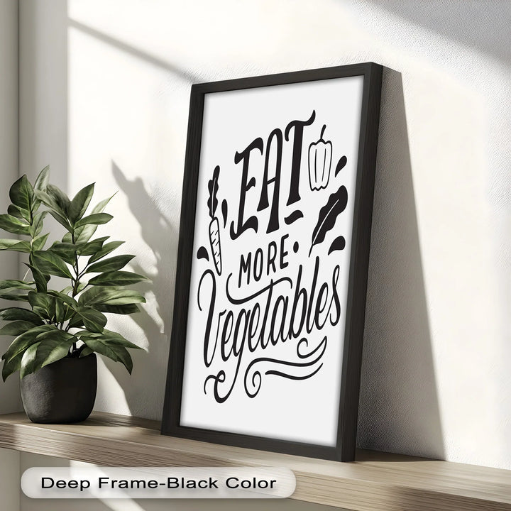 Eat More Vegetables – Modern Oil Painting - MyPhotoStation