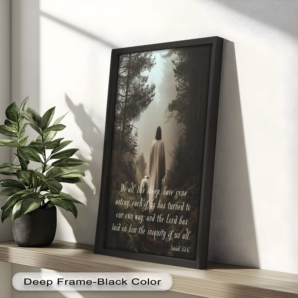Lost and Found – Faith-Inspired Bible Verse Artwork
