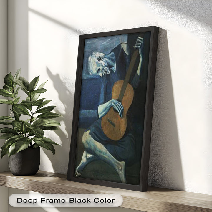 Der melancholische Musiker – Picasso-Ölgemälde