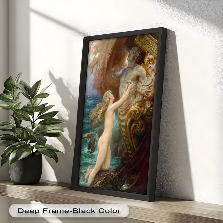 Galatea’s Awakening – Mythological Nude Oil Painting