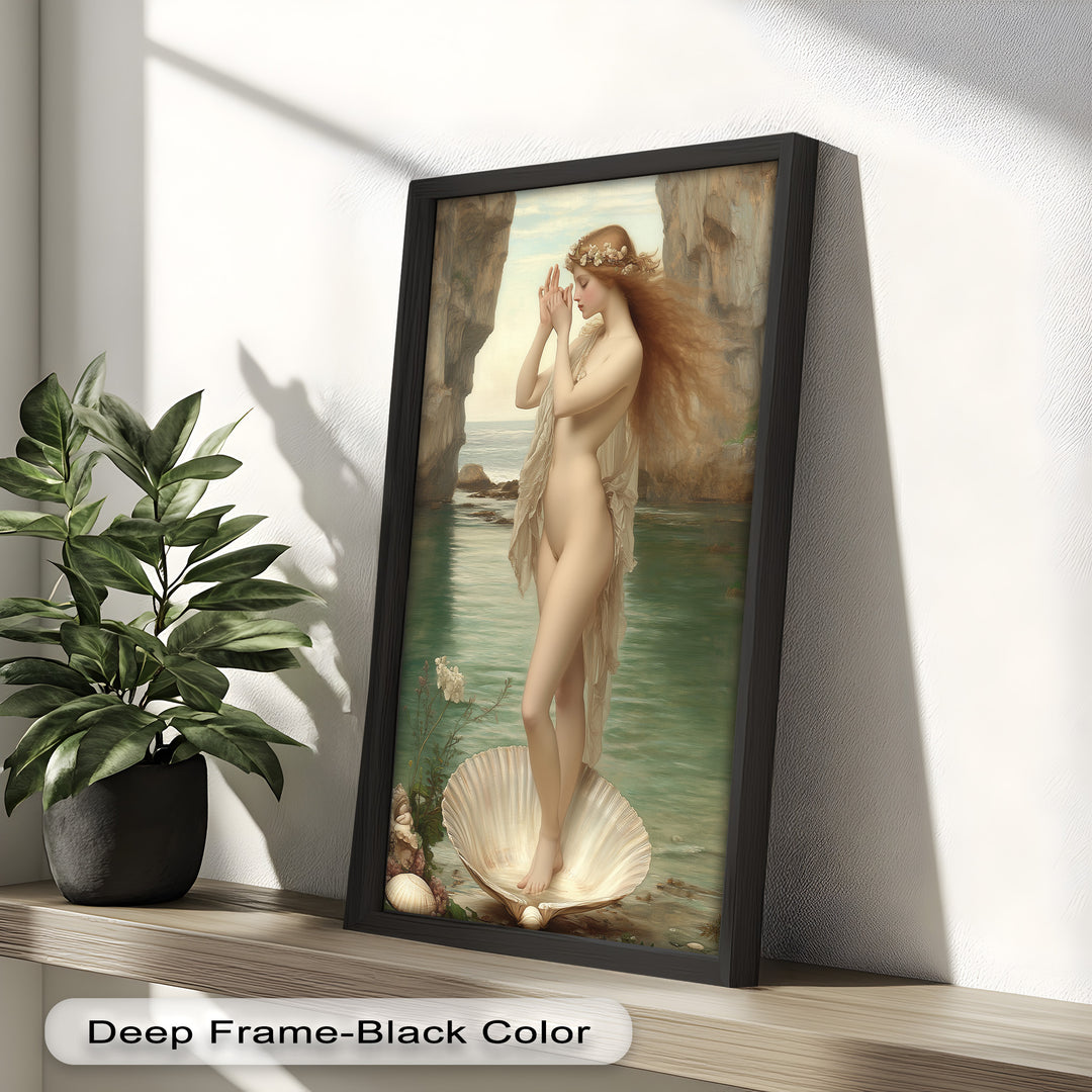 Birth of Grace – Renaissance-Inspired Venus Oil Painting