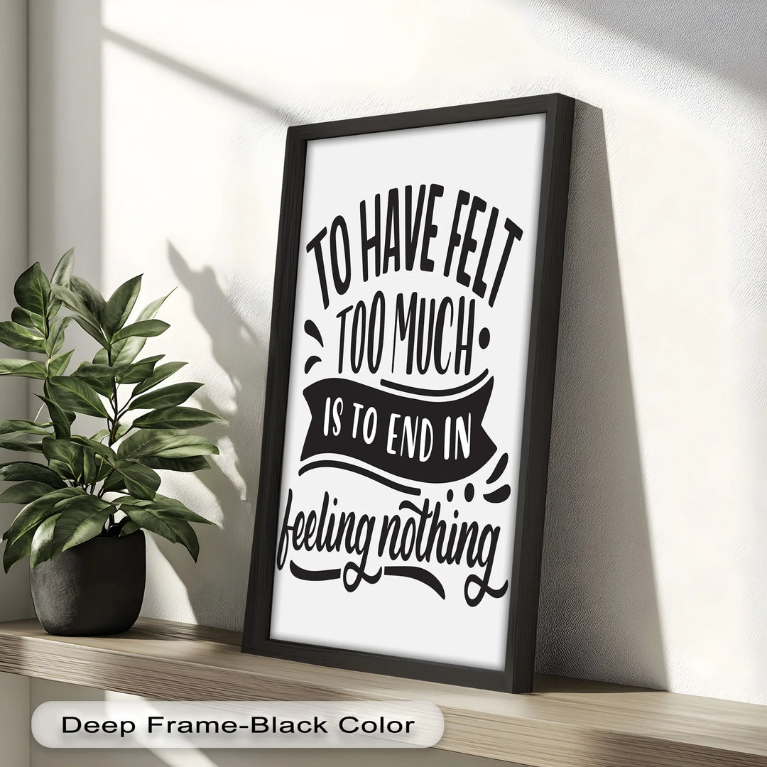 To Have Felt Too Much – Emotional Oil Painting - MyPhotoStation